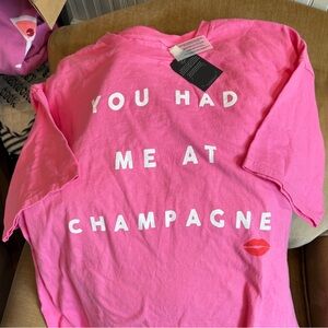Junk Food Clothing Hot Pink 'You Had' Graphic Tee